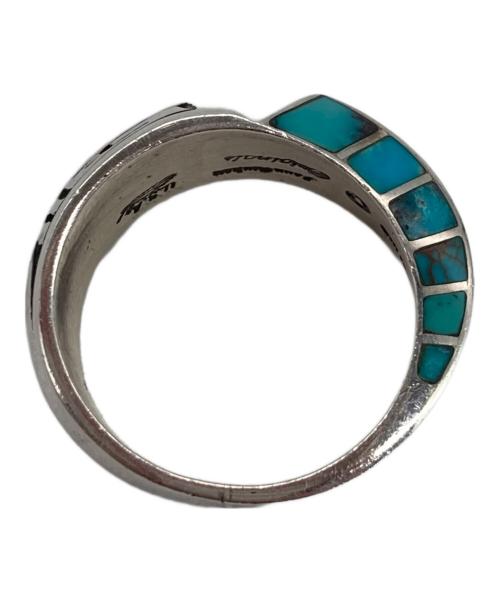INDIAN JEWELRY（インディアンジュエリー）INDIAN JEWELRY (インディアンジュエリー) ターコイズ リング シルバー サイズ:記載なしの古着・服飾アイテム