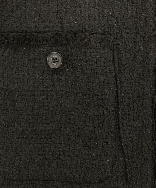 JOURNAL STANDARD（ジャーナルスタンダード）JOURNAL STANDARD (ジャーナルスタンダード) ツイードジャケット ブラック サイズ:FREEの古着・服飾アイテム