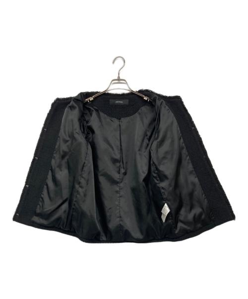 JOURNAL STANDARD（ジャーナルスタンダード）JOURNAL STANDARD (ジャーナルスタンダード) ツイードジャケット ブラック サイズ:FREEの古着・服飾アイテム