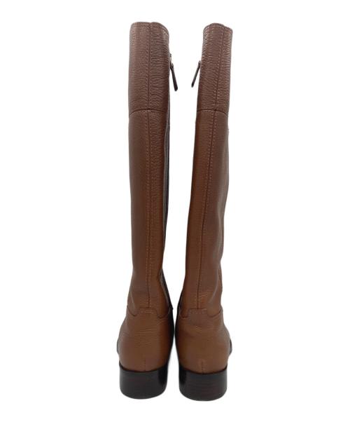 TORY BURCH（トリーバーチ）TORY BURCH (トリーバーチ) サイドジップロングブーツ ブラウン サイズ:5 1/2の古着・服飾アイテム