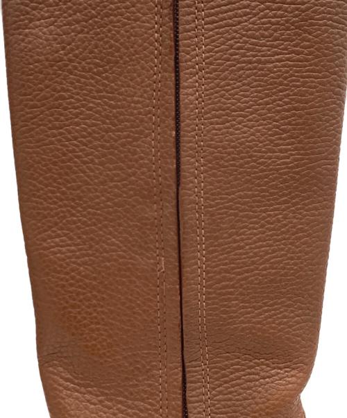 TORY BURCH（トリーバーチ）TORY BURCH (トリーバーチ) サイドジップロングブーツ ブラウン サイズ:5 1/2の古着・服飾アイテム
