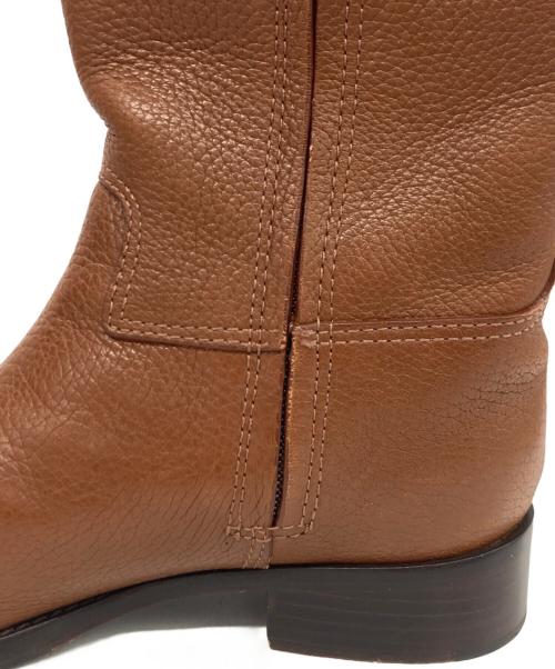 TORY BURCH（トリーバーチ）TORY BURCH (トリーバーチ) サイドジップロングブーツ ブラウン サイズ:5 1/2の古着・服飾アイテム