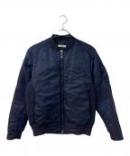 nonnativeノンネイティブ）の古着「TROOPER PUFF BLOUSON NYLON TWILL WITH GORE-TEX INFINIUM™ MA-1ジャケット」｜ネイビー