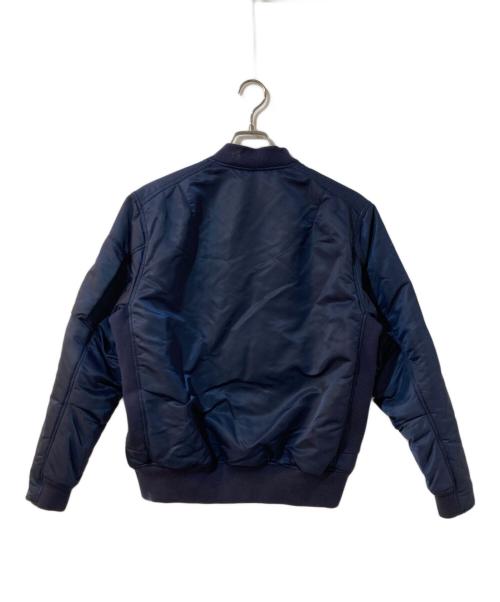 nonnative（ノンネイティブ）nonnative (ノンネイティブ) TROOPER PUFF BLOUSON NYLON TWILL WITH GORE-TEX INFINIUM™ MA-1ジャケット ネイビーの古着・服飾アイテム