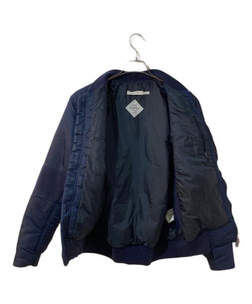 nonnative（ノンネイティブ）nonnative (ノンネイティブ) TROOPER PUFF BLOUSON NYLON TWILL WITH GORE-TEX INFINIUM™ MA-1ジャケット ネイビーの古着・服飾アイテム
