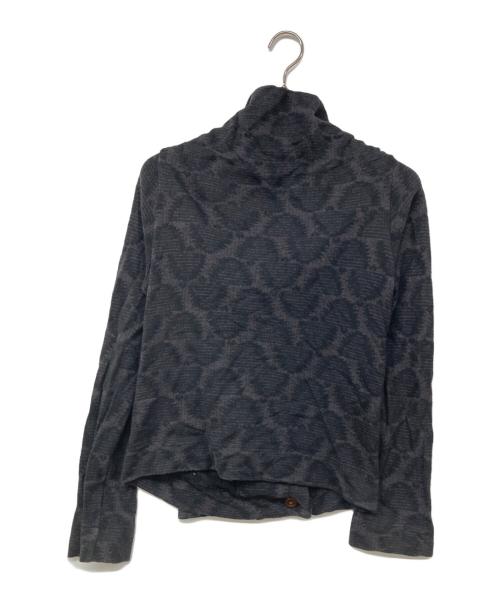 Vivienne Westwood RED LABEL（ヴィヴィアンウエストウッドレッドレーベル）Vivienne Westwood RED LABEL (ヴィヴィアンウエストウッドレッドレーベル) 変形ニットジャケット ネイビー サイズ:2の古着・服飾アイテム