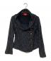 Vivienne Westwood RED LABEL（ヴィヴィアンウエストウッドレッドレーベル）の古着「変形ニットジャケット」｜ネイビー