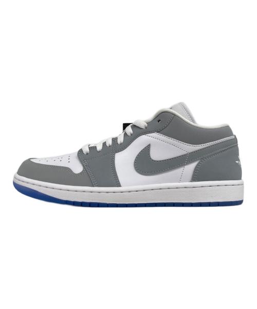 NIKE（ナイキ）NIKE (ナイキ) WMNS AIR JORDAN 1 LOW / エア ジョーダン 1 Low  グレー×ホワイト サイズ:28.5の古着・服飾アイテム
