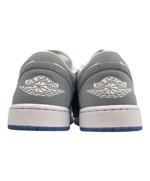 NIKE（ナイキ）NIKE (ナイキ) WMNS AIR JORDAN 1 LOW / エア ジョーダン 1 Low  グレー×ホワイト サイズ:28.5の古着・服飾アイテム