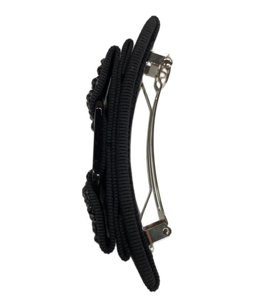 Salvatore Ferragamo（サルヴァトーレ フェラガモ）Salvatore Ferragamo (サルヴァトーレ フェラガモ) ヴィラリボン バレッタ ブラックの古着・服飾アイテム