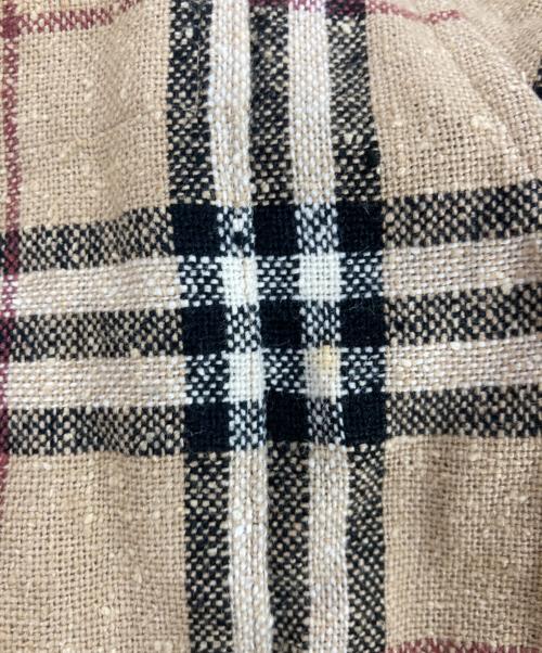 BURBERRY LONDON（バーバリーロンドン）BURBERRY LONDON (バーバリーロンドン) シルク混ノバチェック カバーオール ベージュ サイズ:Lの古着・服飾アイテム