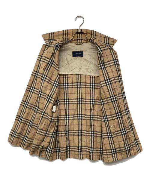 BURBERRY LONDON（バーバリーロンドン）BURBERRY LONDON (バーバリーロンドン) シルク混ノバチェック カバーオール ベージュ サイズ:Lの古着・服飾アイテム