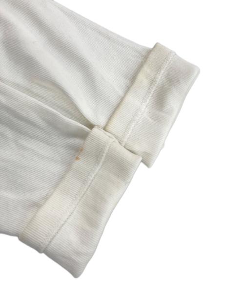 MUSE de Deuxieme Classe（ミューズ ドゥーズィエム クラス）MUSE de Deuxieme Classe (ミューズ ドゥーズィエム クラス) JERSEY リブタートル 長袖カットソー ホワイト サイズ:記載なしの古着・服飾アイテム