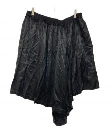 COMME des GARCONS COMME des GARCONS（コムデギャルソン コムデギャルソン）の古着「レーヨンアシンメトリーパンツ」｜ブラック