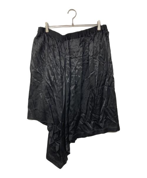COMME des GARCONS COMME des GARCONS（コムデギャルソン コムデギャルソン）COMME des GARCONS COMME des GARCONS (コムデギャルソン コムデギャルソン) レーヨンアシンメトリーパンツ ブラック サイズ:Mの古着・服飾アイテム
