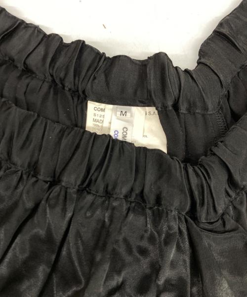 COMME des GARCONS COMME des GARCONS（コムデギャルソン コムデギャルソン）COMME des GARCONS COMME des GARCONS (コムデギャルソン コムデギャルソン) レーヨンアシンメトリーパンツ ブラック サイズ:Mの古着・服飾アイテム