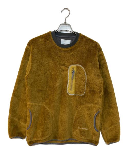 and wander（アンドワンダー）and wander (アンドワンダー) high loft fleece pullover ブラウン サイズ:2の古着・服飾アイテム