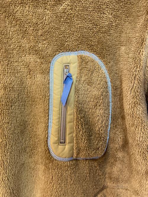 and wander（アンドワンダー）and wander (アンドワンダー) high loft fleece pullover ブラウン サイズ:2の古着・服飾アイテム