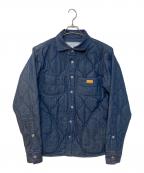 NATAL DESIGNネイタルデザイン）の古着「キルティングデニムシャツジャケット」｜インディゴ