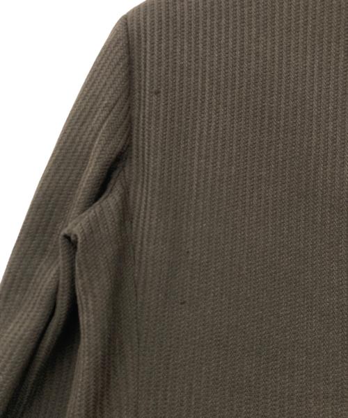 LOEWE（ロエベ）LOEWE (ロエベ) ウール編込3Bジャケット ブラウン サイズ:52の古着・服飾アイテム