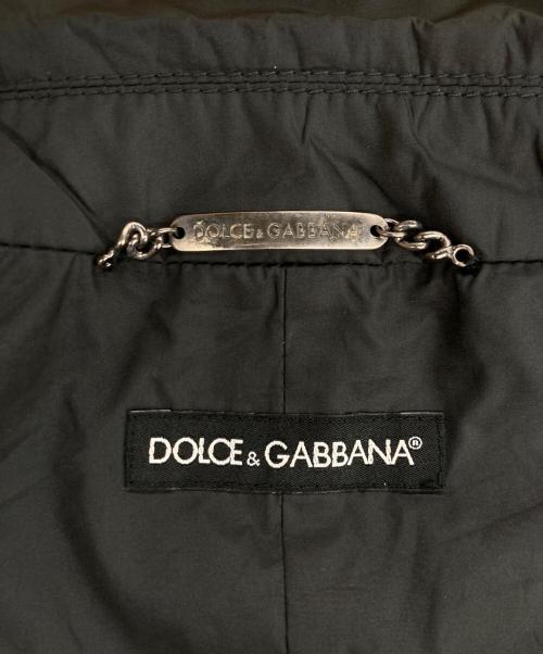DOLCE & GABBANA（ドルチェ＆ガッバーナ）DOLCE & GABBANA (ドルチェ＆ガッバーナ) ポリステンカラーコート グレー サイズ:48の古着・服飾アイテム
