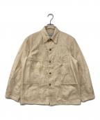 BOWWOWバウワウ）の古着「THE BOW WOW JOURNAL CHORE COAT AGED / ワーキングチョアコート」｜ホワイト