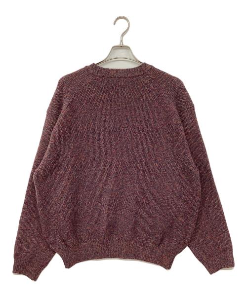 crepuscule（クレプスキュール）crepuscule (クレプスキュール) Wool Kanoko P/O / ウール鹿の子ニット レッド サイズ:2の古着・服飾アイテム