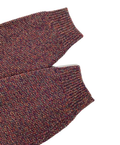 crepuscule（クレプスキュール）crepuscule (クレプスキュール) Wool Kanoko P/O / ウール鹿の子ニット レッド サイズ:2の古着・服飾アイテム