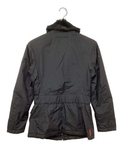 PRADA SPORTS（プラダスポーツ）PRADA SPORTS (プラダスポーツ) 00S ナイロンファーコート ブラック サイズ:40の古着・服飾アイテム