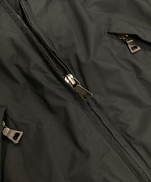 PRADA SPORTS（プラダスポーツ）PRADA SPORTS (プラダスポーツ) 00S ナイロンファーコート ブラック サイズ:40の古着・服飾アイテム