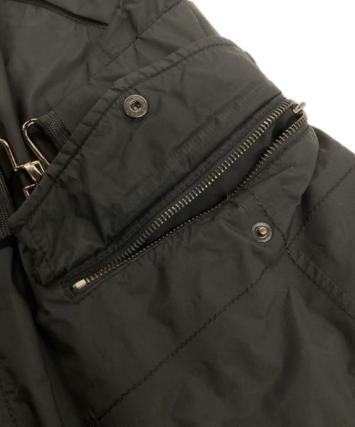 PRADA SPORTS（プラダスポーツ）PRADA SPORTS (プラダスポーツ) 00S ナイロンファーコート ブラック サイズ:40の古着・服飾アイテム