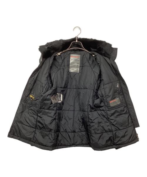 PRADA SPORTS（プラダスポーツ）PRADA SPORTS (プラダスポーツ) 00S ナイロンファーコート ブラック サイズ:40の古着・服飾アイテム