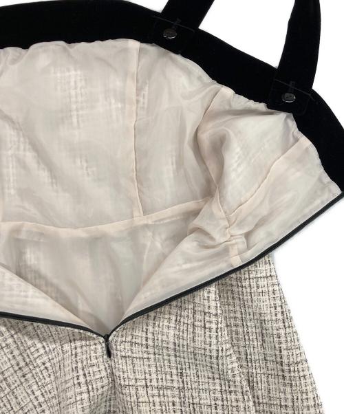 HER LIP TO（ハーリップトゥ）HER LIP TO (ハーリップトゥ) Margaux Tweed Mini Dress petale / ツイードミニドレス ベージュ サイズ:Sの古着・服飾アイテム