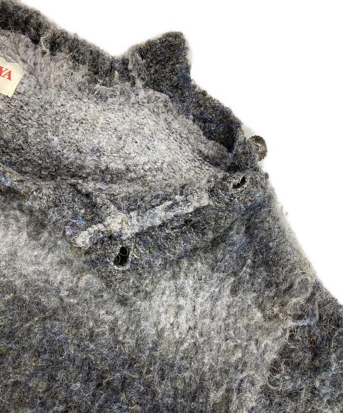 KAMIYA（カミヤ）KAMIYA (カミヤ) Dyeing Knit Pullover グレー サイズ:Ｌの古着・服飾アイテム