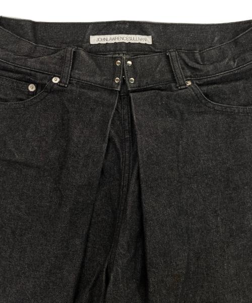 JOHN LAWRENCE SULLIVAN（ジョン ローレンス サリバン）JOHN LAWRENCE SULLIVAN (ジョン ローレンス サリバン) RIGID DENIM WIDE PANTS / リジットデニムワイドパンツ ブラック サイズ:48の古着・服飾アイテム