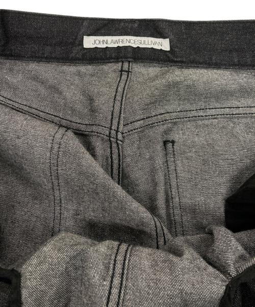 JOHN LAWRENCE SULLIVAN（ジョン ローレンス サリバン）JOHN LAWRENCE SULLIVAN (ジョン ローレンス サリバン) RIGID DENIM WIDE PANTS / リジットデニムワイドパンツ ブラック サイズ:48の古着・服飾アイテム