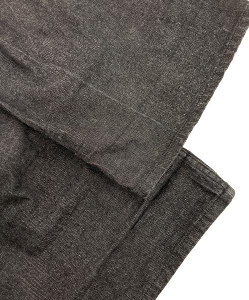 JOHN LAWRENCE SULLIVAN（ジョン ローレンス サリバン）JOHN LAWRENCE SULLIVAN (ジョン ローレンス サリバン) RIGID DENIM WIDE PANTS / リジットデニムワイドパンツ ブラック サイズ:48の古着・服飾アイテム