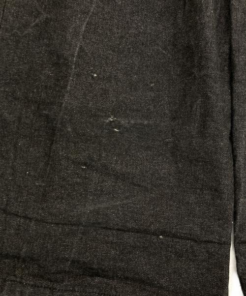 JOHN LAWRENCE SULLIVAN（ジョン ローレンス サリバン）JOHN LAWRENCE SULLIVAN (ジョン ローレンス サリバン) RIGID DENIM WIDE PANTS / リジットデニムワイドパンツ ブラック サイズ:48の古着・服飾アイテム