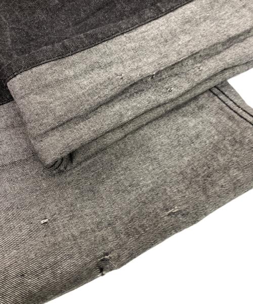 JOHN LAWRENCE SULLIVAN（ジョン ローレンス サリバン）JOHN LAWRENCE SULLIVAN (ジョン ローレンス サリバン) RIGID DENIM WIDE PANTS / リジットデニムワイドパンツ ブラック サイズ:48の古着・服飾アイテム