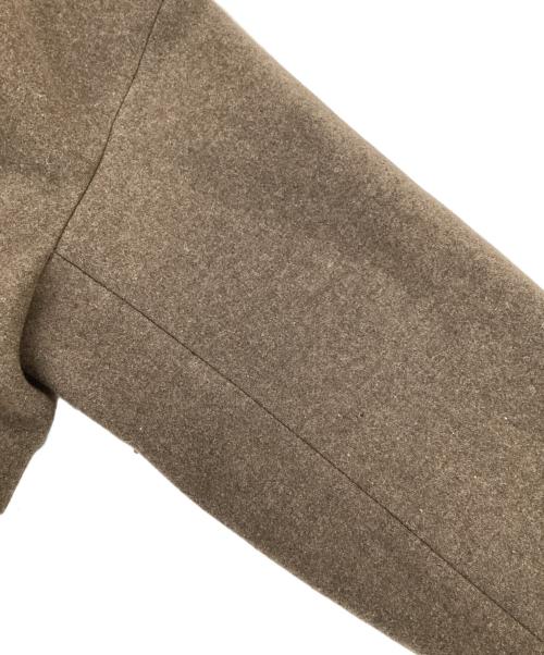 YLEVE（イレーヴ）YLEVE (イレーヴ) ノーカラーウールコート グレーの古着・服飾アイテム