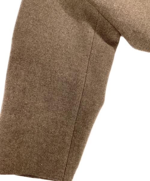 YLEVE（イレーヴ）YLEVE (イレーヴ) ノーカラーウールコート グレーの古着・服飾アイテム