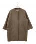 YLEVE（イレーヴ）の古着「ノーカラーウールコート」｜グレー