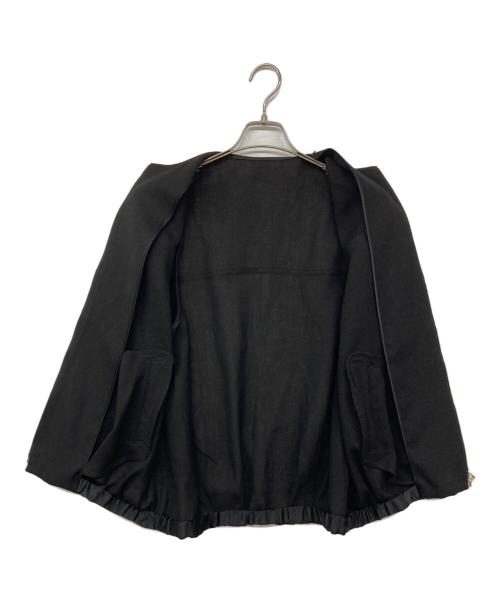 CYCLAS（シクラス）CYCLAS (シクラス) リネンウールジップアップベスト ブラック サイズ:34の古着・服飾アイテム