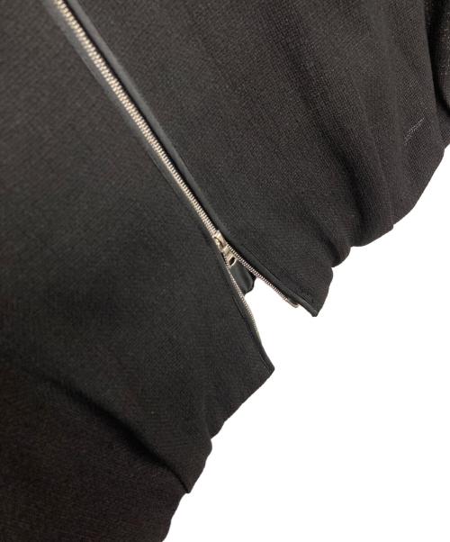 CYCLAS（シクラス）CYCLAS (シクラス) リネンウールジップアップベスト ブラック サイズ:34の古着・服飾アイテム