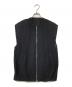 CYCLAS（シクラス）の古着「リネンウールジップアップベスト」｜ブラック
