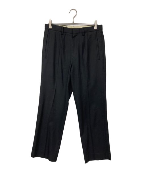N.HOOLYWOOD（エヌ ハリウッド）N.HOOLYWOOD (エヌ ハリウッド) WIDE TAPERD EASY SLACKS ブラック サイズ:38の古着・服飾アイテム