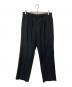 N.HOOLYWOOD（エヌ ハリウッド）の古着「WIDE TAPERD EASY SLACKS」｜ブラック