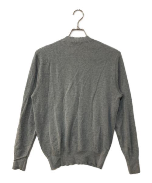 maison kitsune（アシッドメゾンキツネ）maison kitsune (アシッドメゾンキツネ) ニットカーディガン グレー サイズ:Mの古着・服飾アイテム