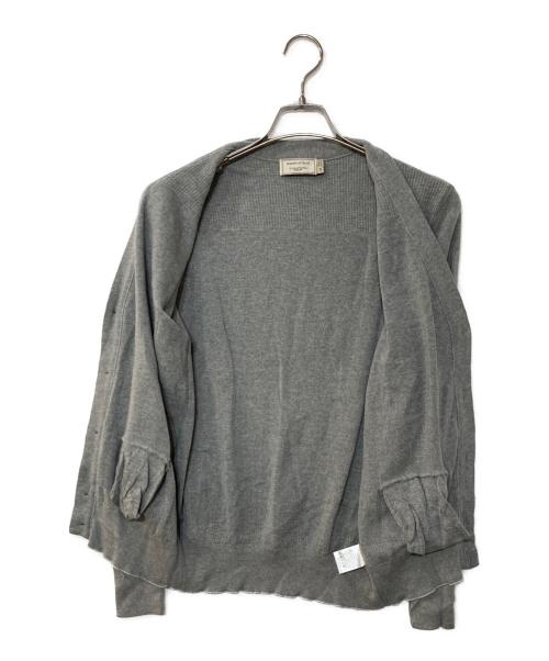 maison kitsune（アシッドメゾンキツネ）maison kitsune (アシッドメゾンキツネ) ニットカーディガン グレー サイズ:Mの古着・服飾アイテム