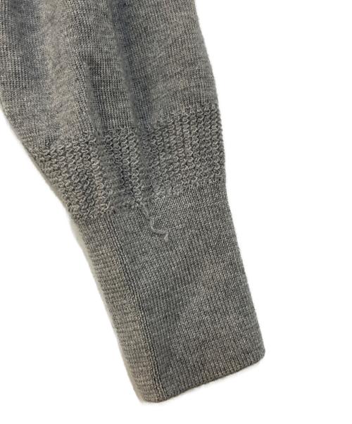 maison kitsune（アシッドメゾンキツネ）maison kitsune (アシッドメゾンキツネ) ニットカーディガン グレー サイズ:Mの古着・服飾アイテム